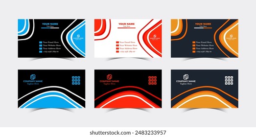 Professional Modern Creative and Clean Corporate company visiting identify Business Card design Template