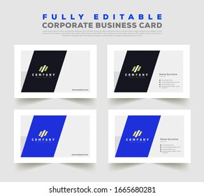 Professional Modern Creative Company Business Card, Shop Business Card Design Template