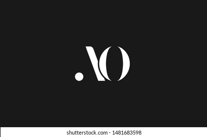 professional modern creative fresh Initial letter AO OA minimalist art logo