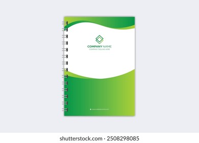 Professional modern creative notebook cover template