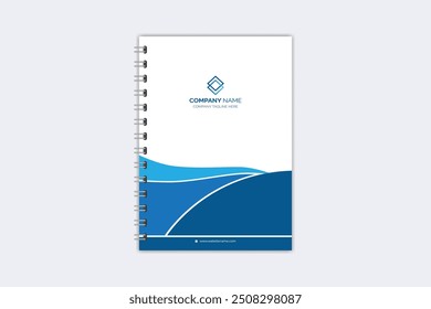 Professional modern creative notebook cover template