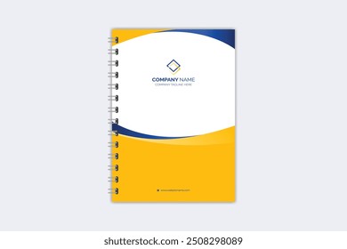 Professional modern creative notebook cover template