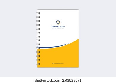Professional modern creative notebook cover template