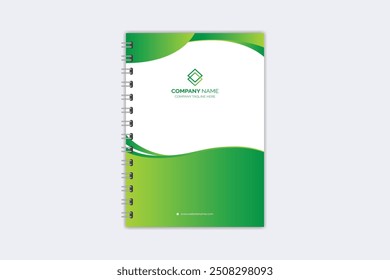 Professional modern creative notebook cover template
