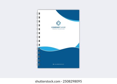 Professional modern creative notebook cover template