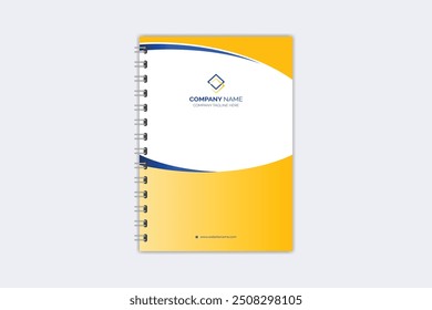Plantilla creativa moderna de la cubierta del cuaderno del Profesional