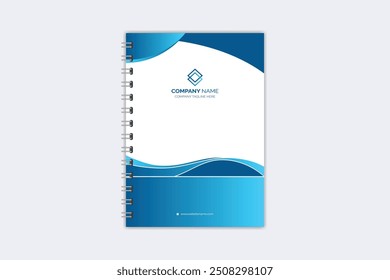 Professional modern creative notebook cover template