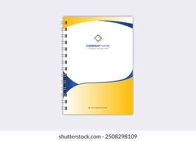 Professional modern creative notebook cover template
