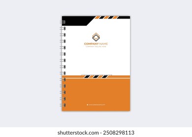 Professional modern creative notebook cover template