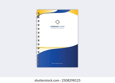 Professional modern creative notebook cover template