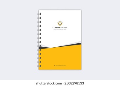 Plantilla creativa moderna de la cubierta del cuaderno del Profesional