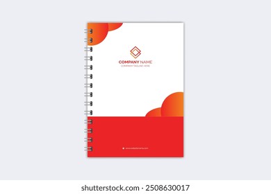 Plantilla creativa moderna de la cubierta del cuaderno del Profesional