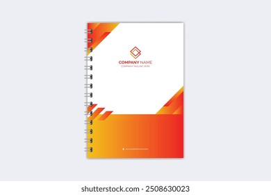 Professional modern creative notebook cover template