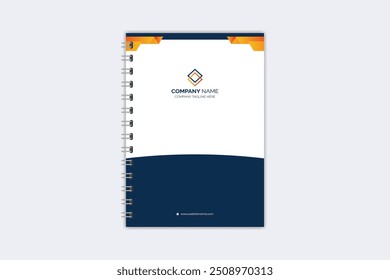 Professional modern creative notebook cover template
