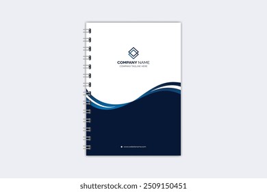 Professional modern creative notebook cover template