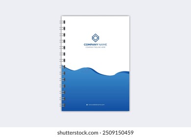 Professional modern creative notebook cover template
