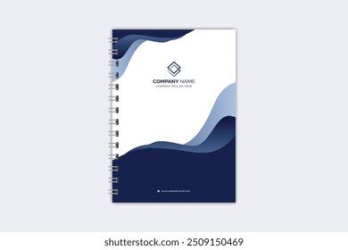 Professional modern creative notebook cover template