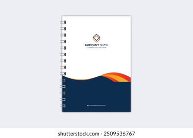 Professional modern creative notebook cover template