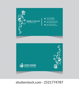 Professional Modern Double Sided Business Card Design
