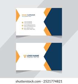 Professional Modern Double Sided Business Card Design