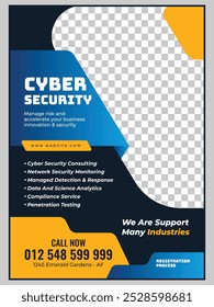 Professional and modern with Eye-Catching Flyers Template Design Graphic