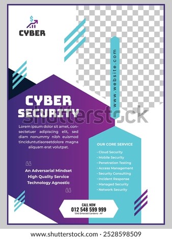 Professional and modern with Eye-Catching Flyers Template Design Graphic