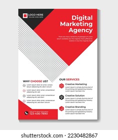 Diseño profesional y moderno de folleto para Folleto, Informe Anual, Revista, Afiche, Presentación Corporativa, Cartera, Volante, Diseño moderno con color verde y azul tamaño A4