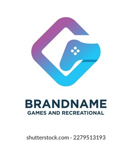 Professional modern gaming logo design