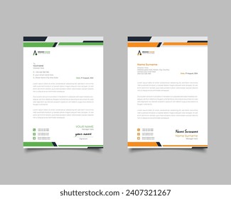 Professional And Modern Letterhead Design Business Letterhead Template Design