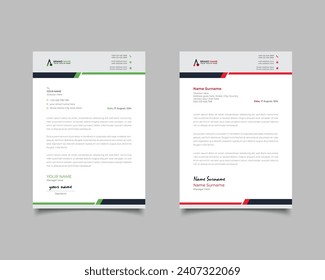 Professional And Modern Letterhead Design Business Letterhead Template Design
