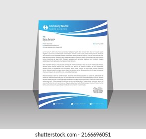 Professional and modern letterhead design template