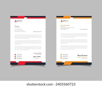 Professional And Modern Letterhead Images Design Business Letterhead Template Design