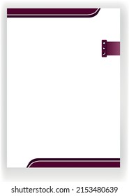 Professional modern letterhead template design