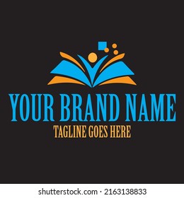 Professional and modern logo template for education