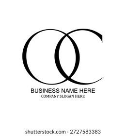 Professional and modern OC logo design for startups and businesses, featuring unique OC branding, creative OC identity, versatile OC icon, minimalist flat and vector logo inspiration for standout brand presence