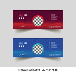 Diseño De Cubierta De Facebook De Color Rojo Profesional Y Moderno
