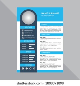 Professional Modern Resume Design Template