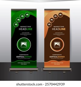 Professional Modern Roll up banner design template 