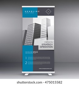 professional modern roll up banner presentation template