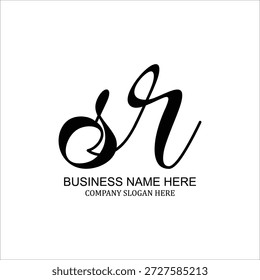 Professionelles und modernes SR-Logo-Design für Startups und Unternehmen, mit einzigartigem SR-Branding, kreativer SR-Identität, vielseitigem SR-Symbol, minimalistischem Flach und Vektorlogo-Inspiration für herausragende Markenpräsenz