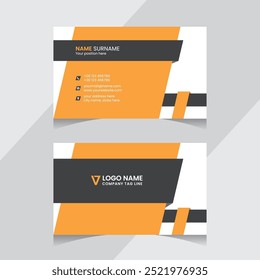 Design de cartão de visita profissional Morden frente e verso