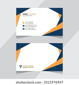 Professional Morden Double Sided Business Card Design