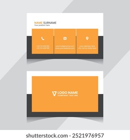 Design de cartão de visita profissional Morden frente e verso