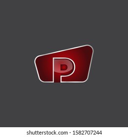 Professional multimedia 3D creative letter P logo design. Colorful 3D letter P logo vector template. Letter P concept with 3D style design vector.