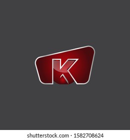 Professional multimedia 3D creative letter K logo design. Colorful 3D letter K logo vector template. Letter K concept with 3D style design vector.