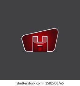 Professional multimedia 3D creative letter H logo design. Colorful 3D letter H logo vector template. Letter H concept with 3D style design vector.