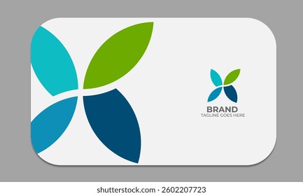 Professional Name Card Design for Corporate Branding and Business Identity