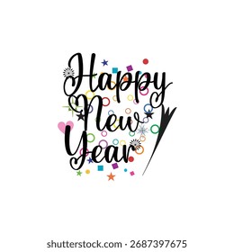 Modelo profissional de projeto de fundo de ano novo, Modelo de projeto de fundo de ano novo criativo.