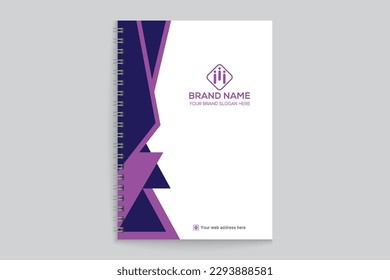 Professional notebook cover mockup design