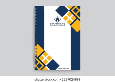 Professional notebook cover template design